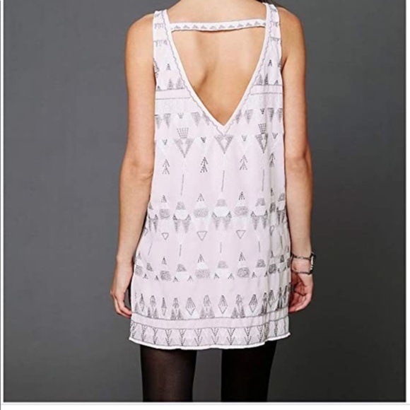 Free People Frances Beaded Shift Dress - Picture 3 of 6